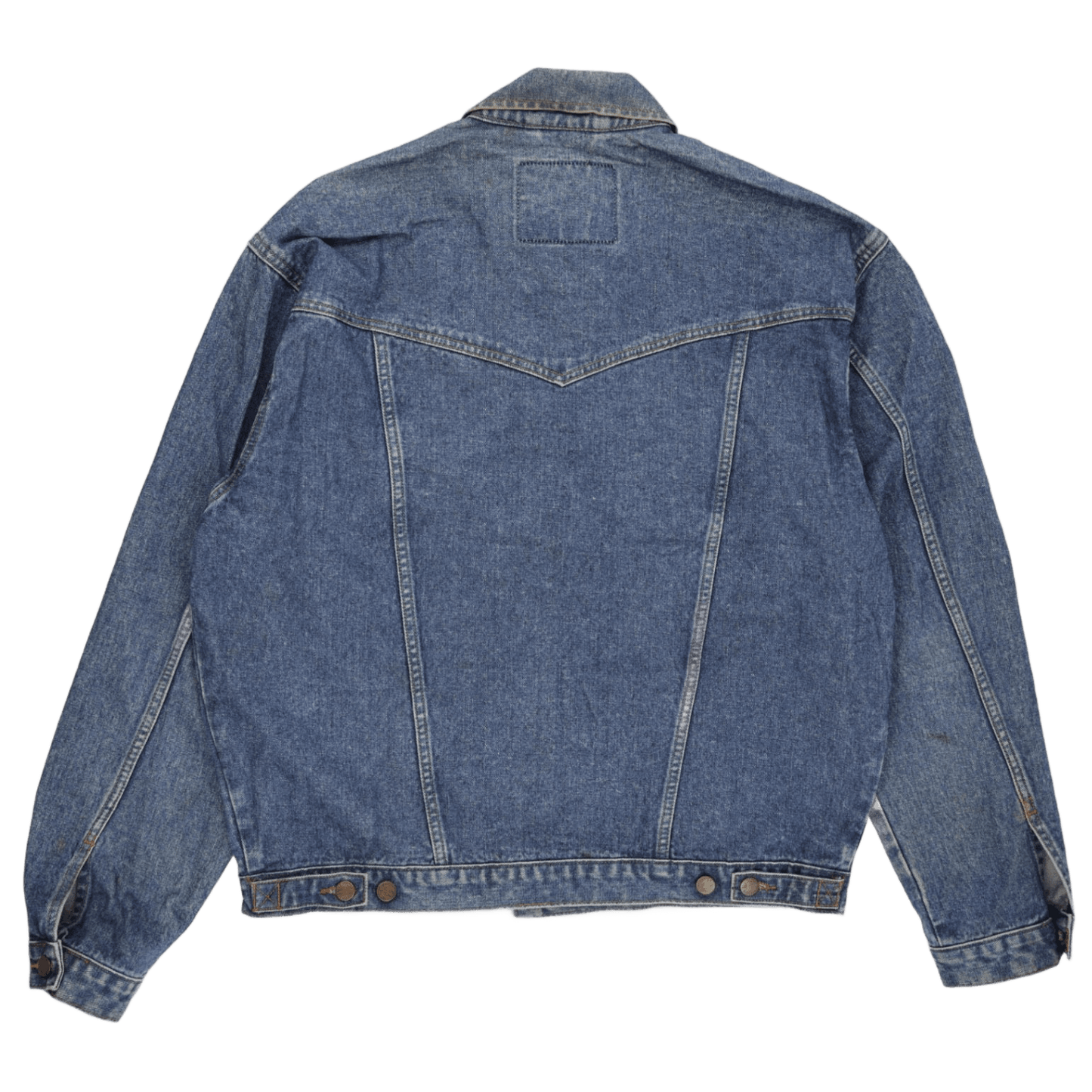 Wrangler Vintage Blue Denim Jacket Unisex Large Cotton Denim Collared