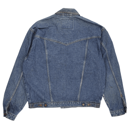Wrangler Vintage Blue Denim Jacket Unisex Large Cotton Denim Collared