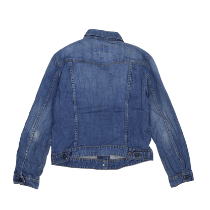 Levi's San Francisco Classic Blue Denim Jacket Large 85% Cotton 12% Recycled Cotton Collared