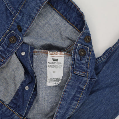 Levi's San Francisco Classic Blue Denim Jacket Large 85% Cotton 12% Recycled Cotton Collared