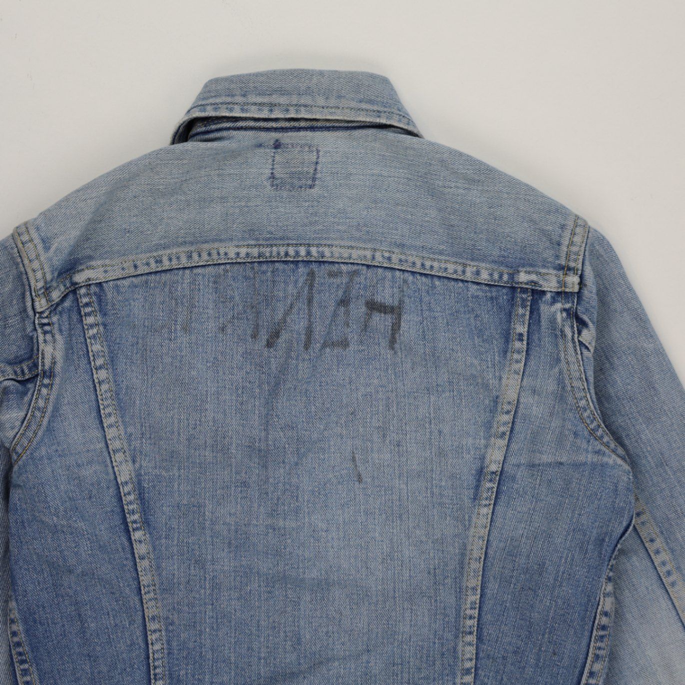 Lee Vintage Denim Jacket Light Blue Medium Cotton Denim Collared
