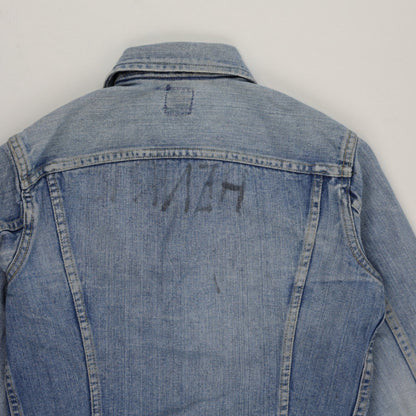 Lee Vintage Denim Jacket Light Blue Medium Cotton Denim Collared