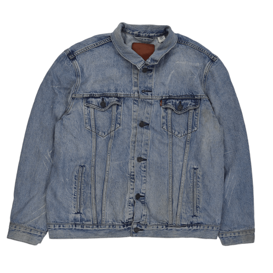 Levi's Vintage Light Blue Denim Trucker Jacket XXL Cotton