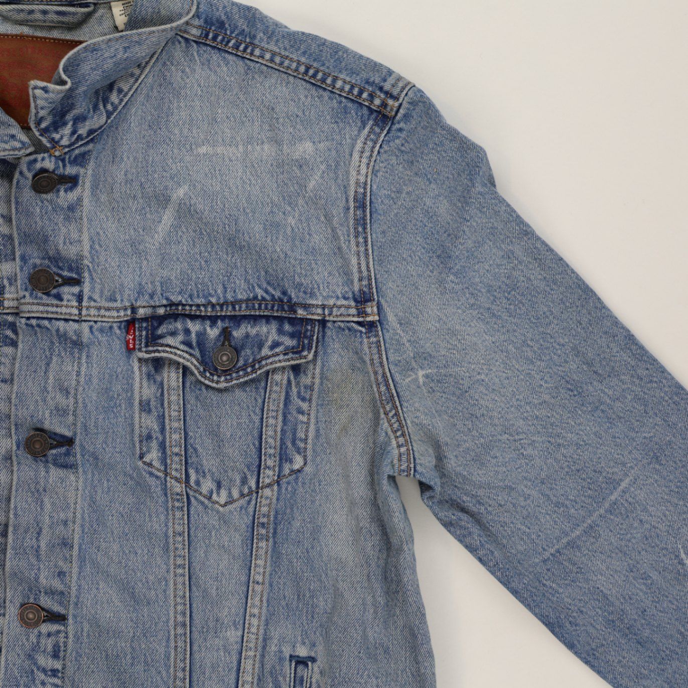 Levi's Vintage Light Blue Denim Trucker Jacket XXL Cotton