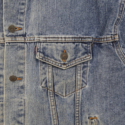 Levi's Vintage Stonewash Blue Denim Trucker Jacket XL Cotton