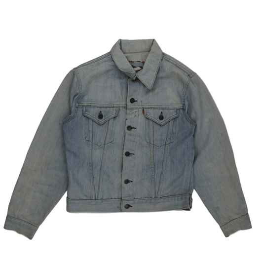 Levi's Vintage Light Blue Denim Trucker Jacket Unisex Size M Cotton