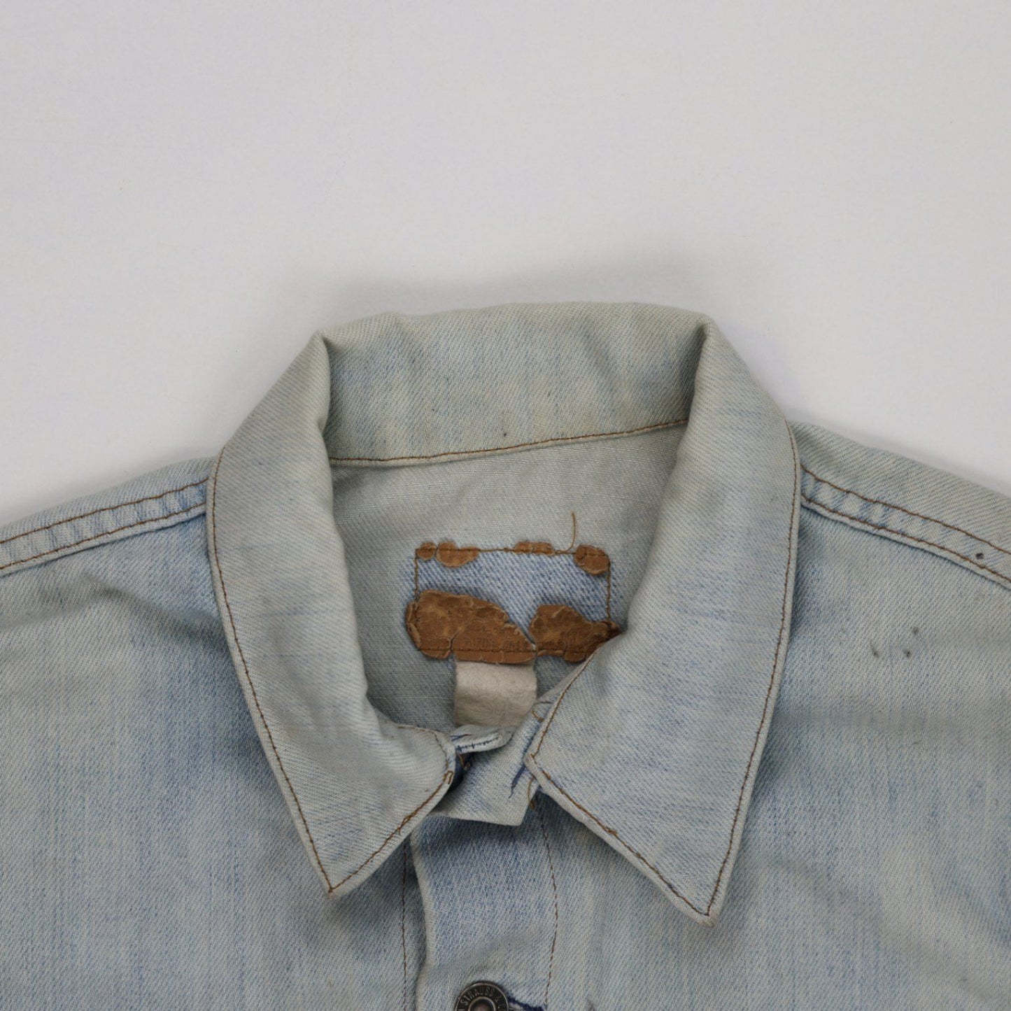 Levi's Vintage Light Blue Denim Trucker Jacket Unisex Size M Cotton