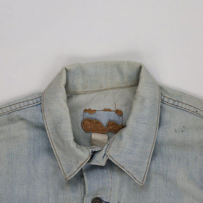 Levi's Vintage Light Blue Denim Trucker Jacket Unisex Size M Cotton