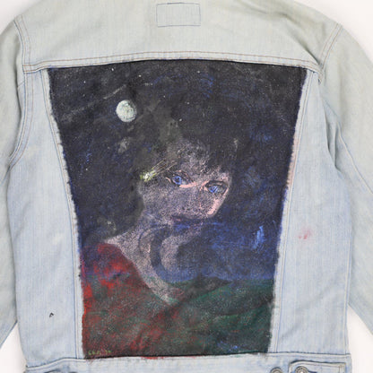 Levi's Vintage Light Blue Denim Trucker Jacket Unisex Size M Cotton