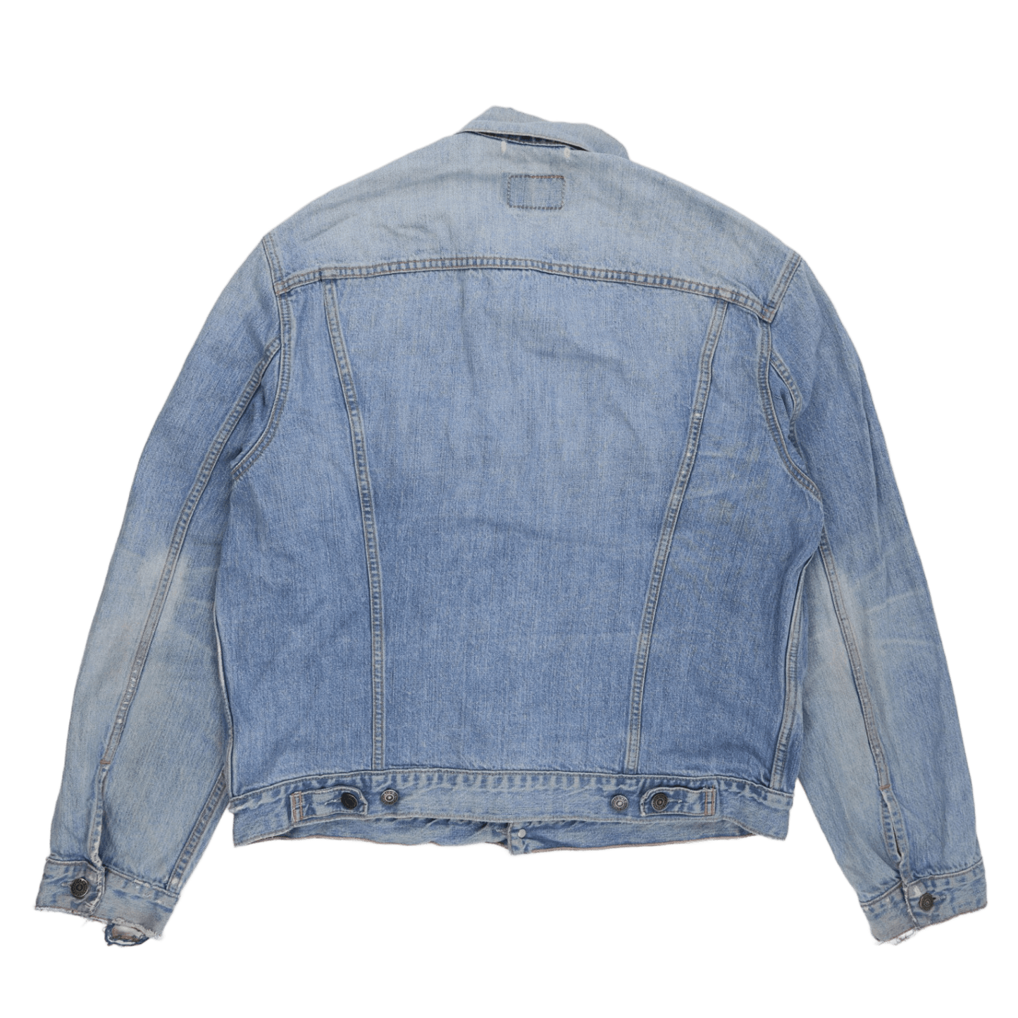 Levi's Vintage Denim Jacket Light Blue XL 100 Percent Cotton Collared