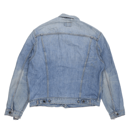 Levi's Vintage Denim Jacket Light Blue XL 100 Percent Cotton Collared