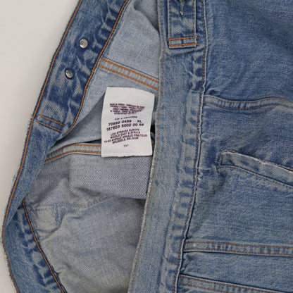 Levi's Vintage Denim Jacket Light Blue XL 100 Percent Cotton Collared