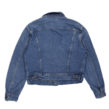 Lee Vintage Blue Denim Jacket Medium Cotton Denim Collared Neckline