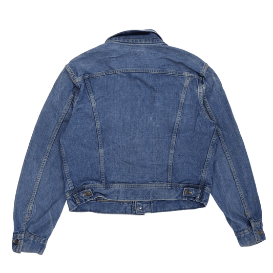Lee Vintage Blue Denim Jacket Medium Cotton Denim Collared Neckline