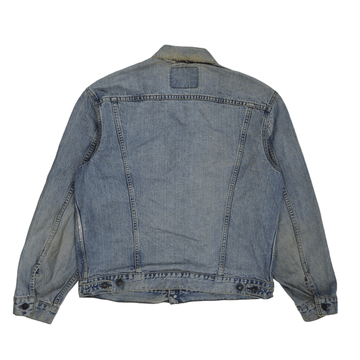 Levi's Vintage Light Blue Denim Jacket Large Cotton Collared