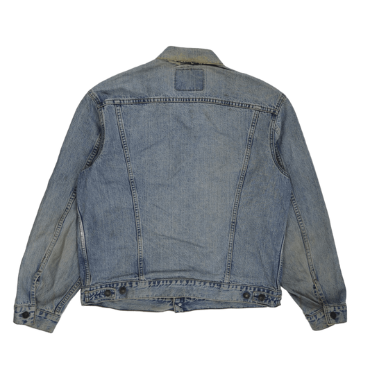 Levi's Vintage Light Blue Denim Jacket Large Cotton Collared
