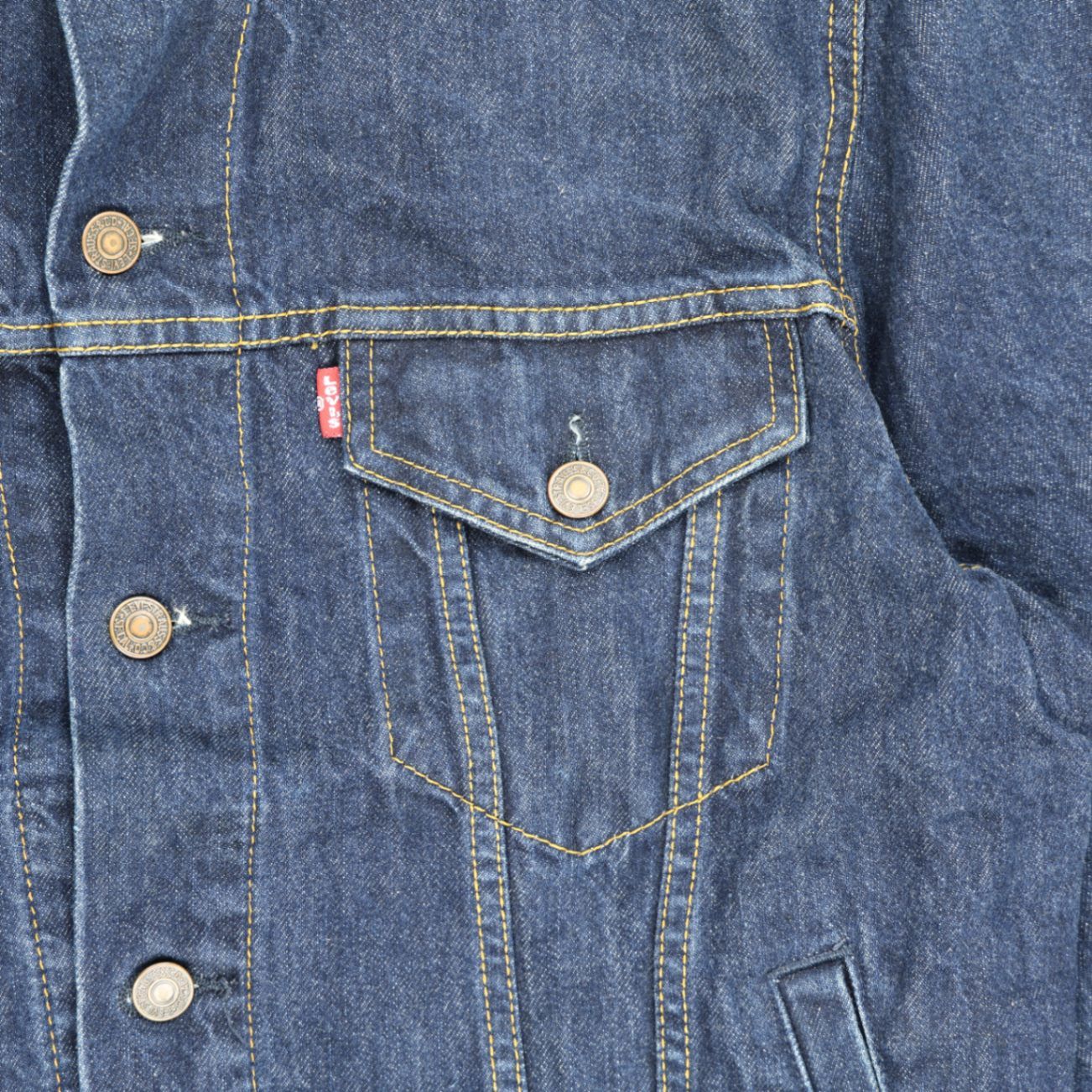 Levi's 70550 Classic Denim Trucker Jacket Blue Medium Cotton Denim Vintage