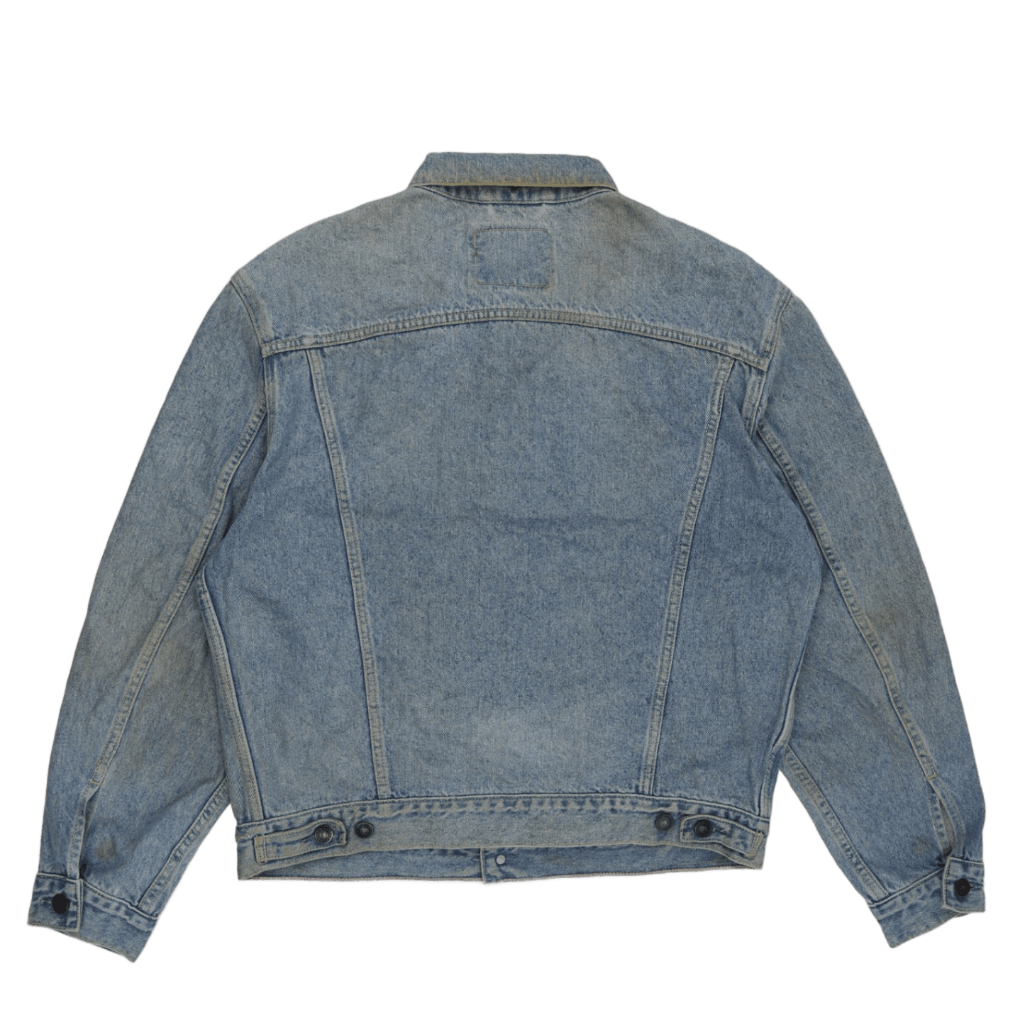 Levi's Vintage Denim Jacket Light Blue Size L Cotton Collared