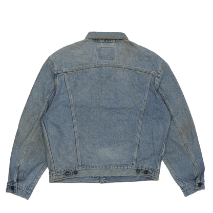 Levi's Vintage Denim Jacket Light Blue Size L Cotton Collared
