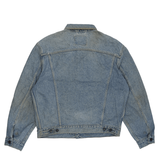 Levi's Vintage Denim Jacket Light Blue Size L Cotton Collared
