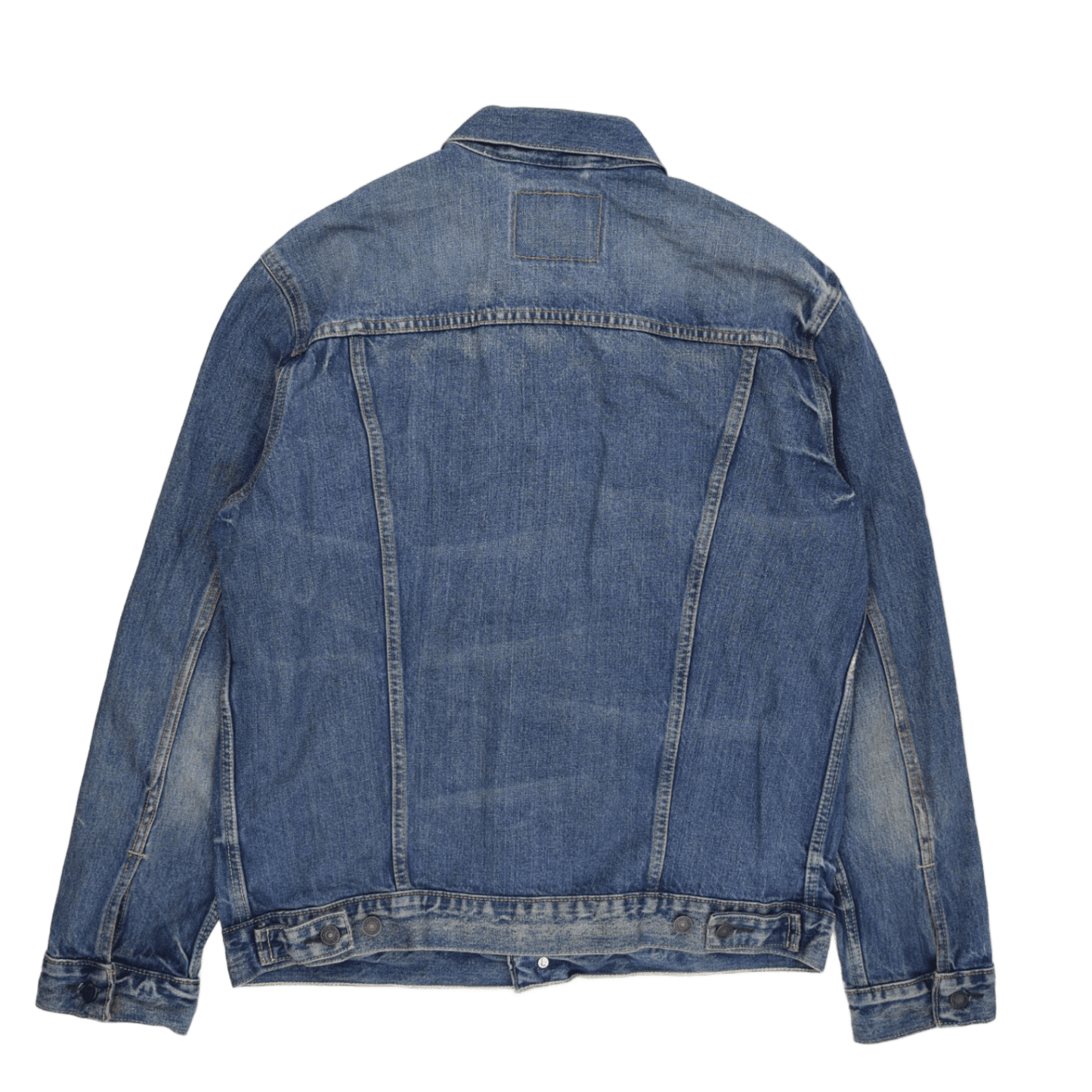 Levi's Vintage Blue Denim Trucker Jacket XL Cotton Collared