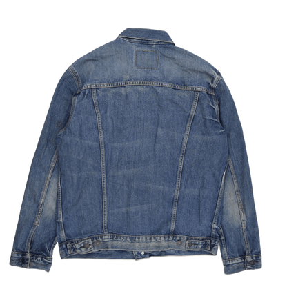 Levi's Vintage Blue Denim Trucker Jacket XL Cotton Collared