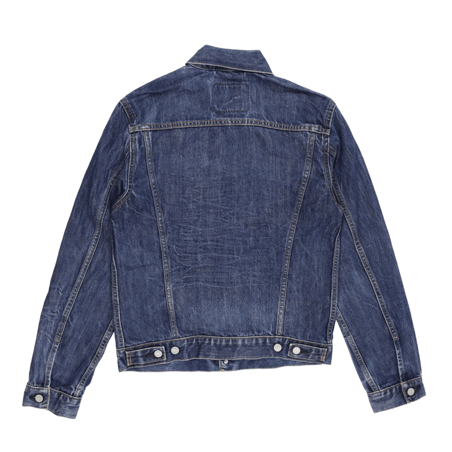 Levi's Men's Classic Medium Blue Denim Jacket Size M 100% Cotton Collared