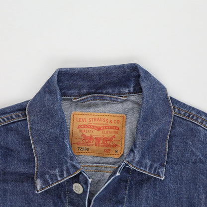 Levi's Men's Classic Medium Blue Denim Jacket Size M 100% Cotton Collared