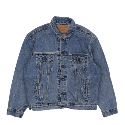 Levi's Vintage Blue Denim Trucker Jacket Men Size L Cotton
