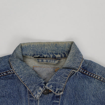 Levi's Vintage Blue Denim Trucker Jacket Large 100% Cotton Mens