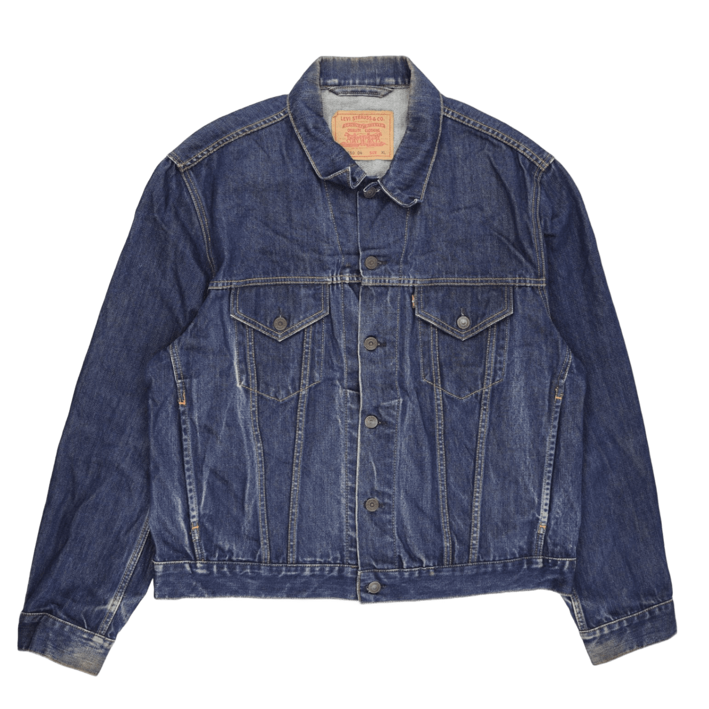 Levi's Vintage Blue Denim Trucker Jacket XL Cotton for Men
