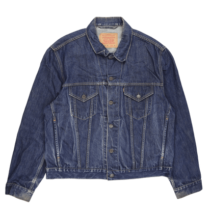 Levi's Vintage Blue Denim Trucker Jacket XL Cotton for Men