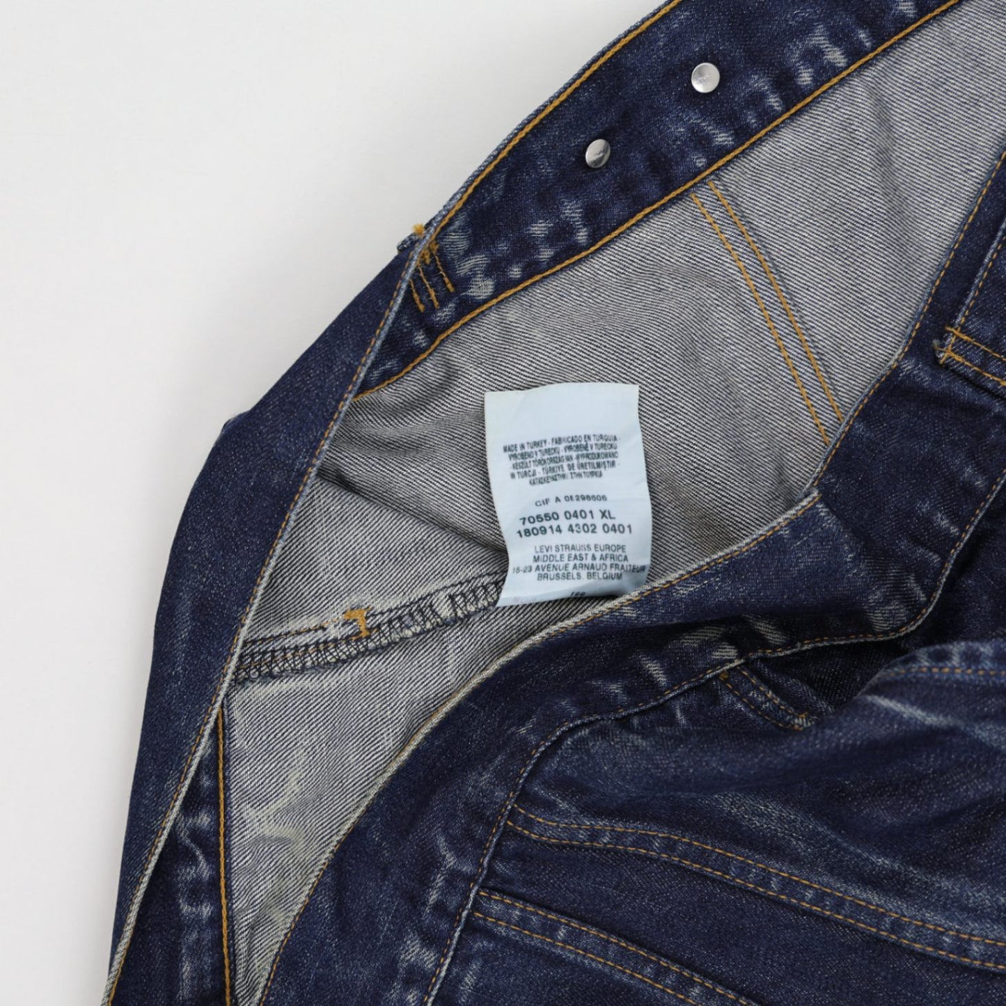 Levi's Vintage Blue Denim Trucker Jacket XL Cotton for Men