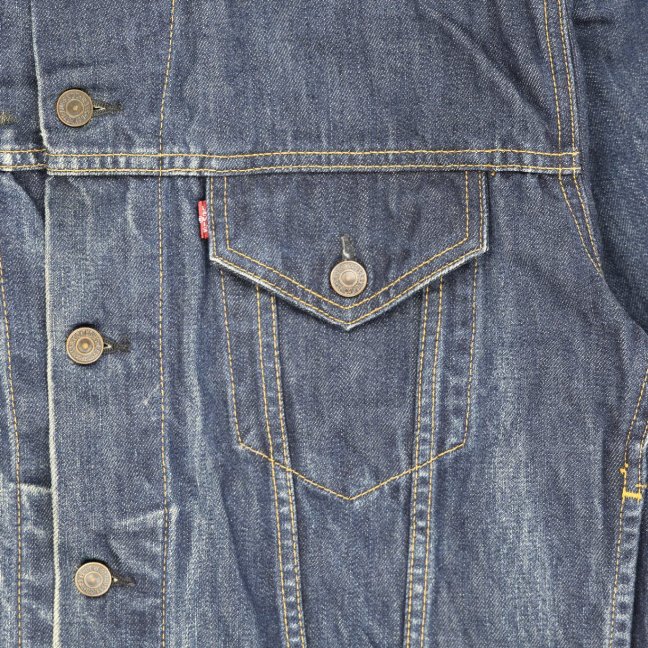 Levi's Vintage Blue Denim Trucker Jacket XL Cotton for Men