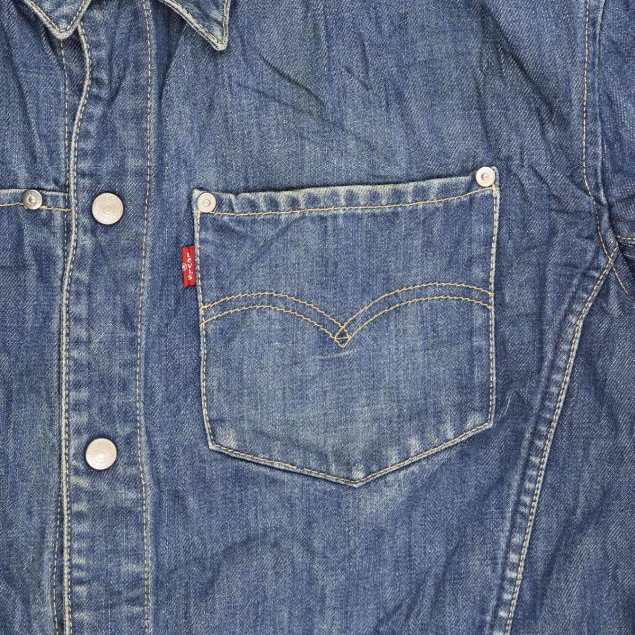 Levi's Engineered Jeans Vintage Denim Jacket Blue X Large 100% Cotton Collared
