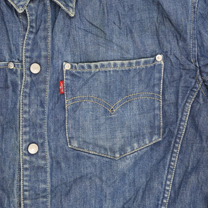 Levi's Engineered Jeans Vintage Denim Jacket Blue X Large 100% Cotton Collared