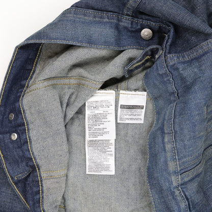 Levi Strauss & Co. Men's Blue Denim Trucker Jacket Size Medium Collared
