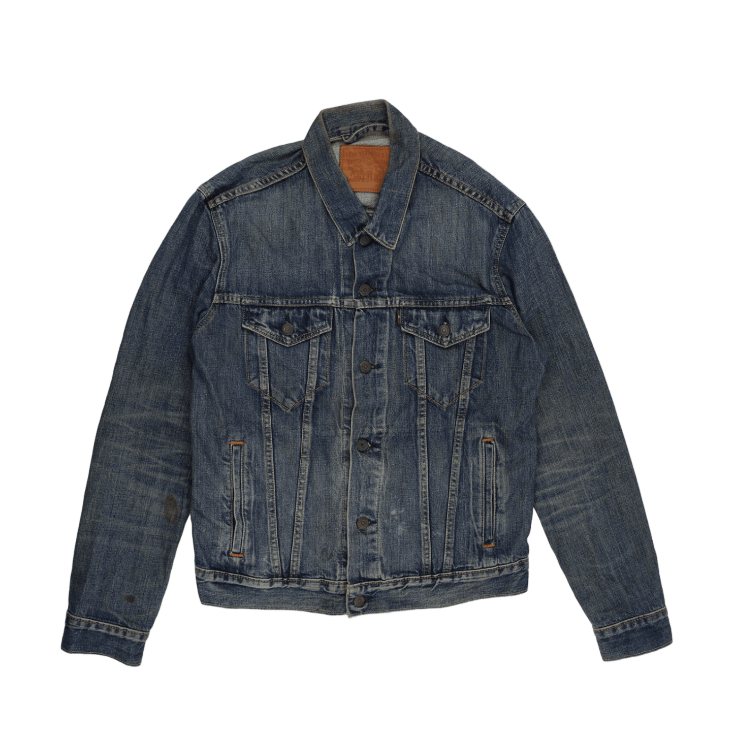 Levi's Vintage Blue Denim Trucker Jacket Men's Medium Cotton