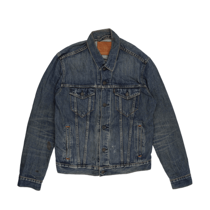 Levi's Vintage Blue Denim Trucker Jacket Men's Medium Cotton