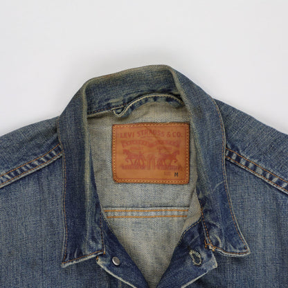 Levi's Vintage Blue Denim Trucker Jacket Men's Medium Cotton