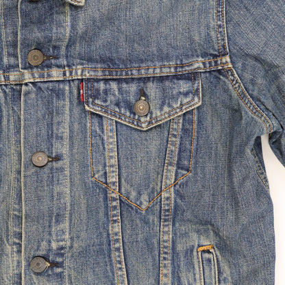 Levi's Vintage Blue Denim Trucker Jacket Men's Medium Cotton