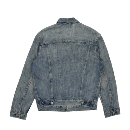 Levi's Denim Trucker Jacket Medium Blue Cotton Men's Size M