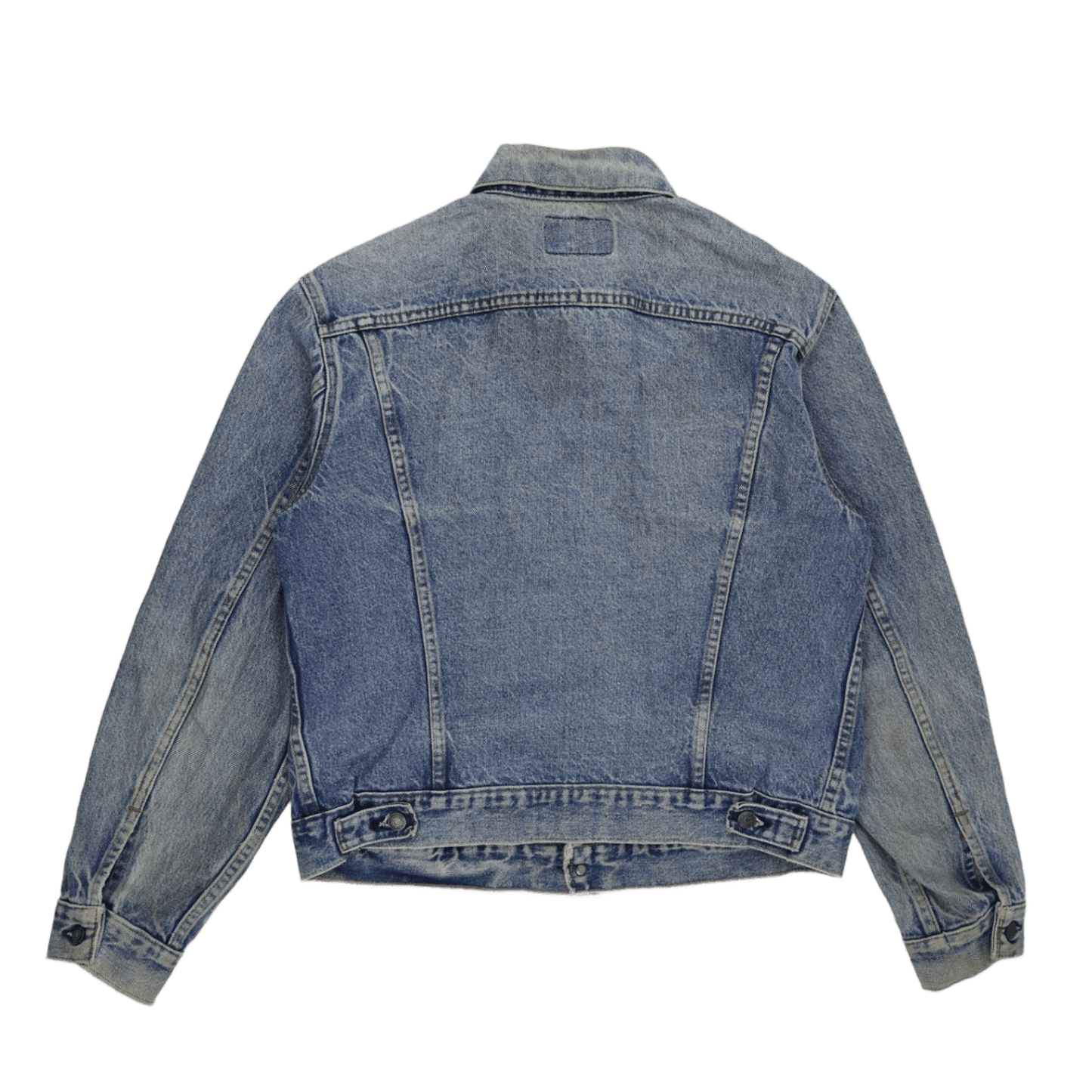 Levi's Vintage Blue Denim Trucker Jacket Size L Cotton