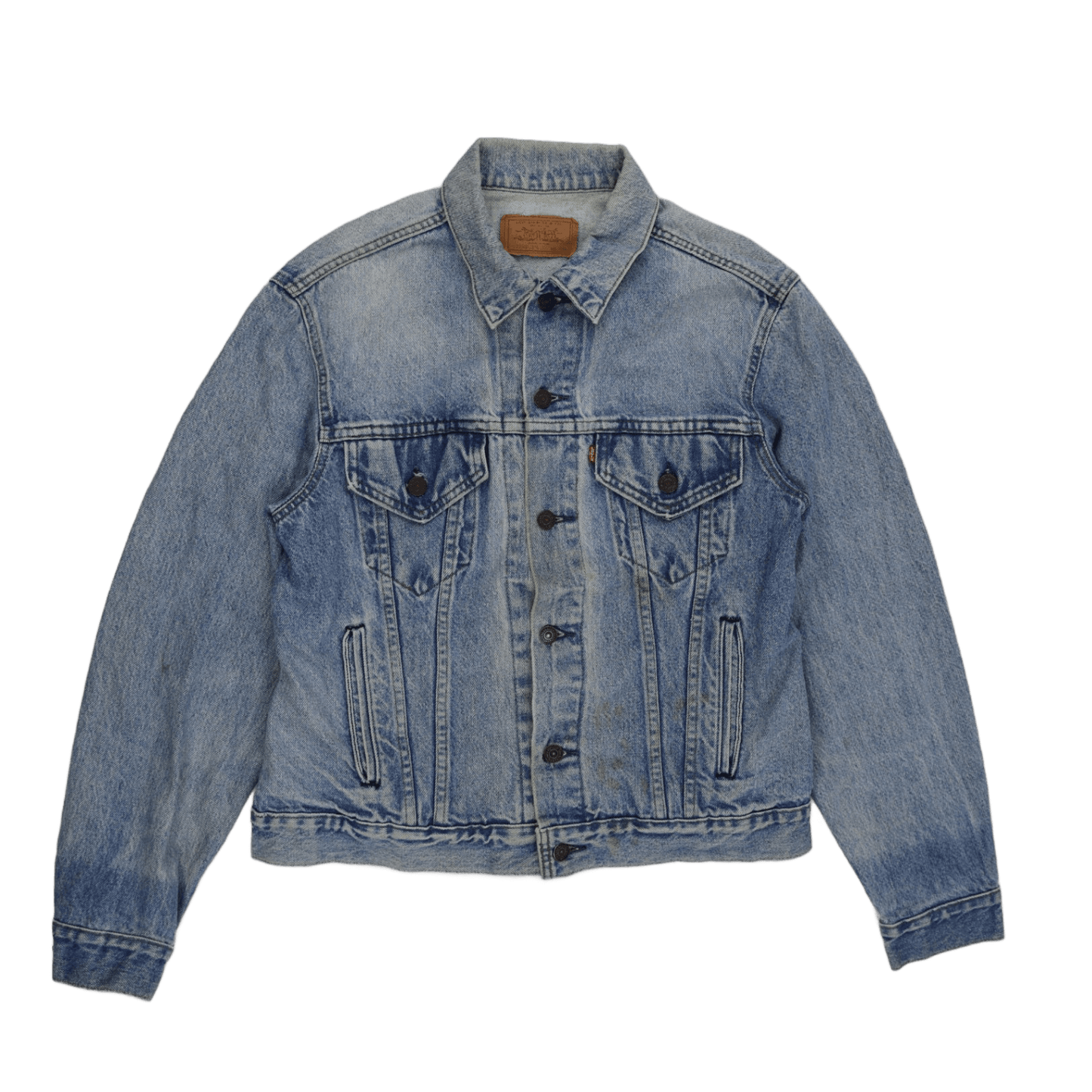 Levi's Vintage Denim Trucker Jacket Stonewashed Blue Medium Cotton