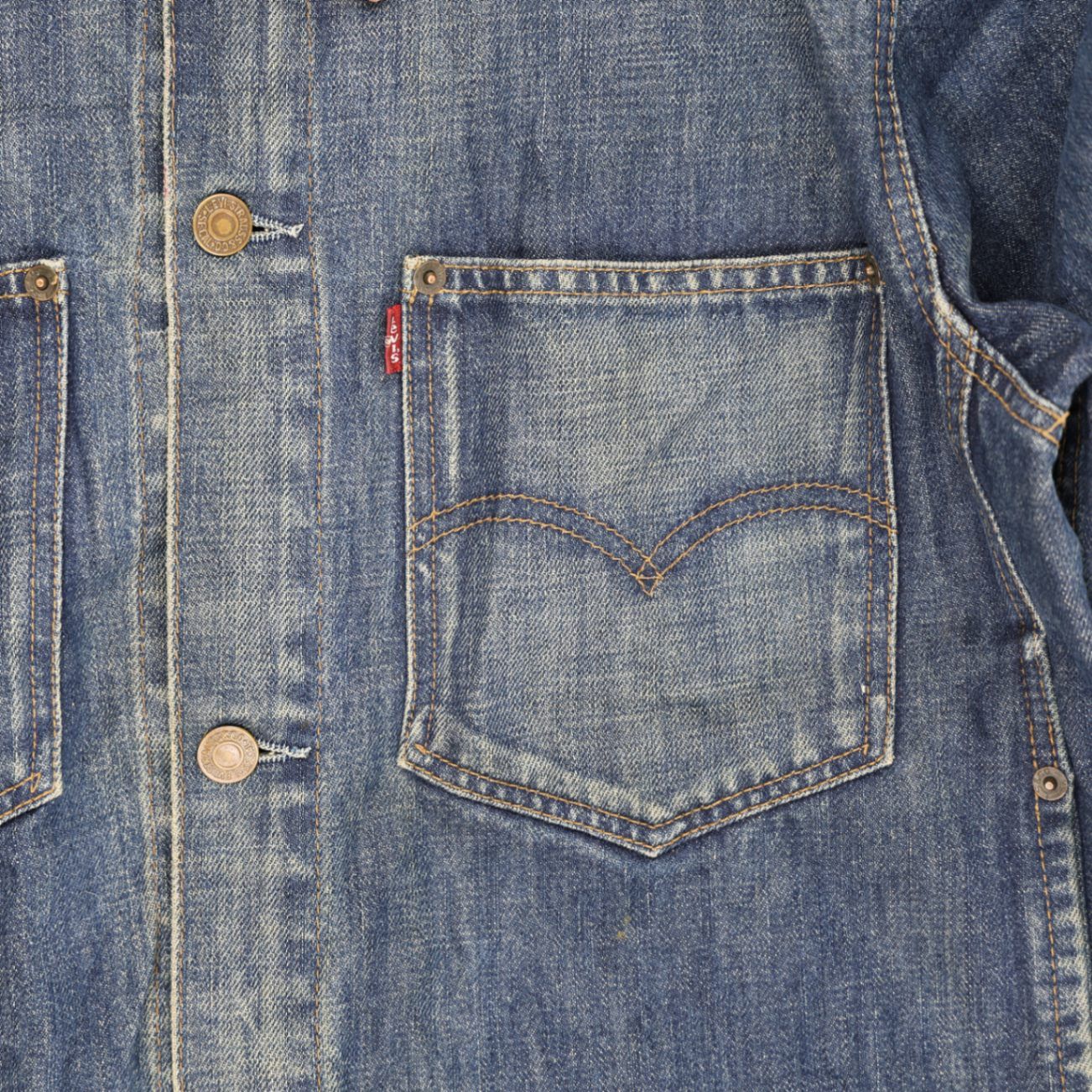 Levi's Vintage 70511 Trucker Jacket Blue Medium Cotton