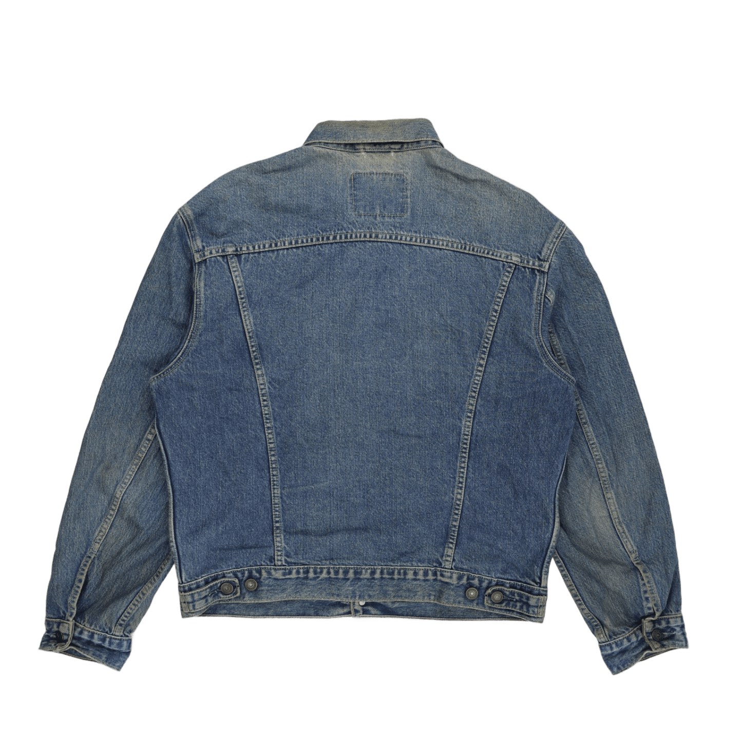 Levi's Vintage Blue Denim Trucker Jacket Large Cotton 90s Style