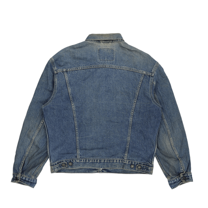 Levi's Vintage Blue Denim Trucker Jacket Large Cotton 90s Style