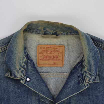 Levi's Vintage Blue Denim Trucker Jacket Large Cotton 90s Style