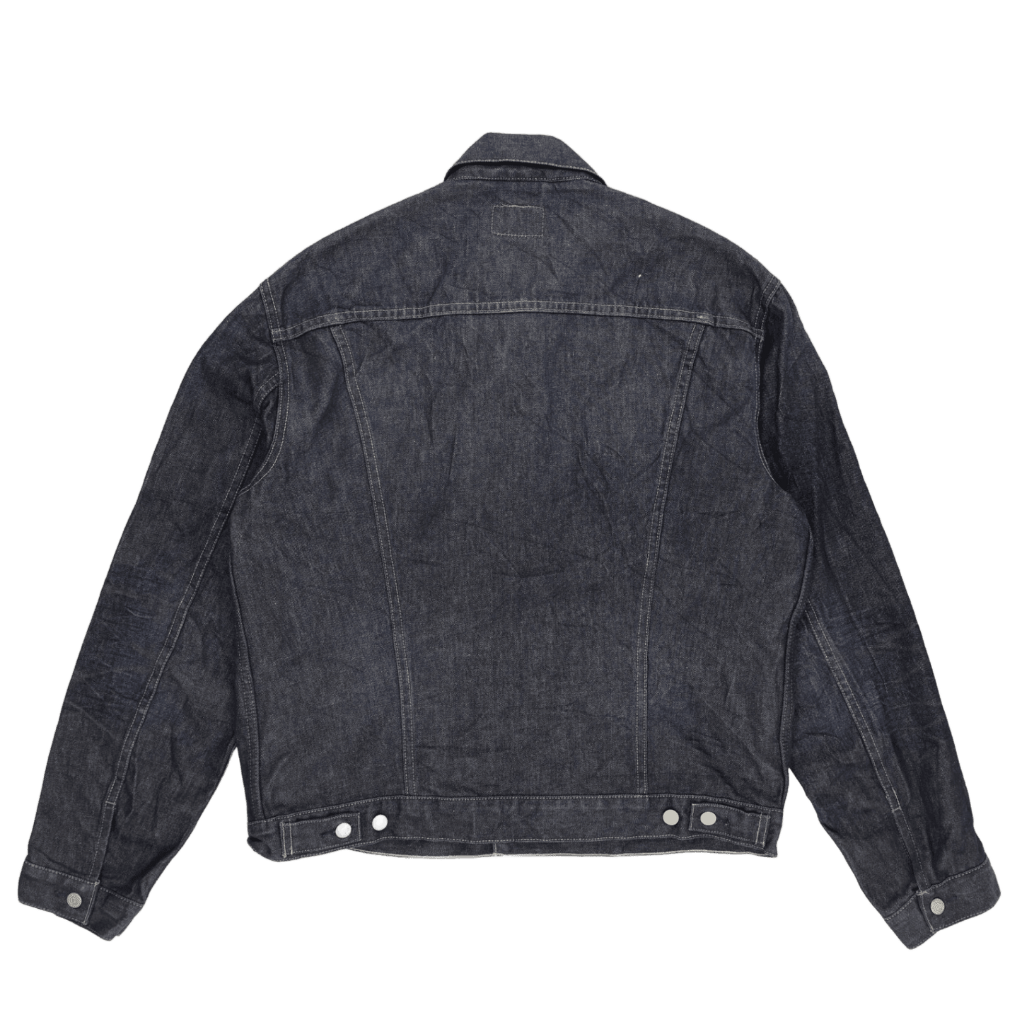 Levi's XXL Denim Trucker Jacket T2510 Indigo Blue Cotton Vintage