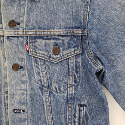 Levi's Vintage Blue Denim Trucker Jacket Medium Cotton Denim